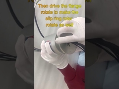 Blind shaft rotary union slip ring intgrate power and Encoder signal