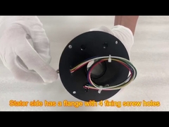 25.4mm hollow shaft slip ring IP55 waterproof design,