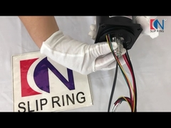 光ファイバー回転関節付きの統合スリップリング