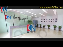 統合された力および 485 信号の 4 つのチャネルの繊維光学ロータリー ジョイント