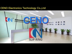 穴の空シャフトを通した1つのチャネル ギガビットのイーサネット スリップ リング