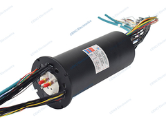 低温統合電力イーサネット＆RFロータリーユニオン スリップリング