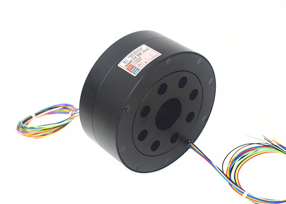 8つのリングは産業スリップ リング300rpm低い電気騒音30mohm IP51に信号を送る
