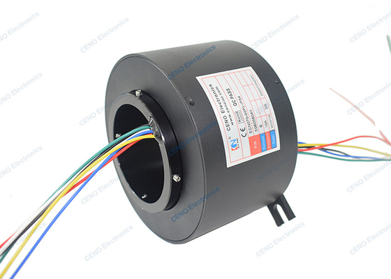 Id 70mm 工業スリップリング ホールシャフト回転電源関節