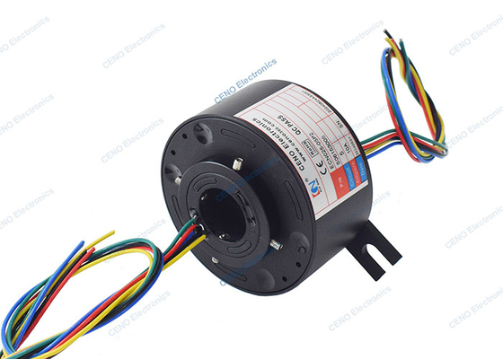 0~300rpm 穴を抜けるスリップリング 内穴25.4mm 産業用システム