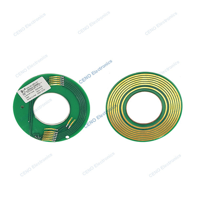 PCB パンケーキ スリップリング USB信号と内穴 46mm