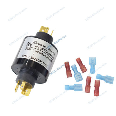 Flat Pin Replace Lead Wire Slip Ring Suitable for Electric power & Signal Transmission