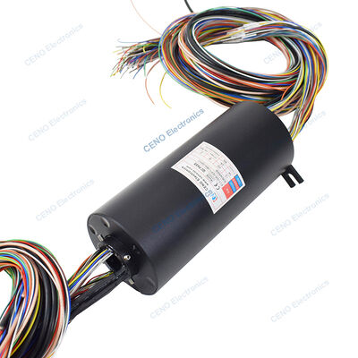 Hollow Shaft Slip Ring with HDMI Signal and Electric Power for Robotic Arm with 25.4mm Inner Diameter