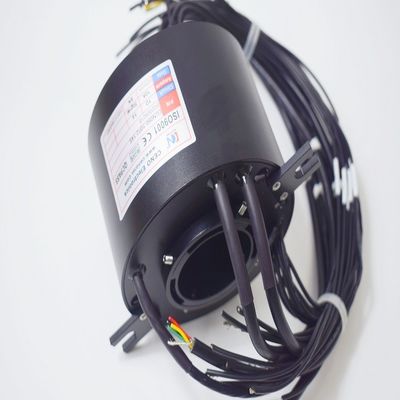 穴のスリップ リングを通したアルミ合金 ハウジング150rpm 200rpm